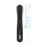 BLAQ - digitális, nyuszis csiklókaros vibrátor (fekete) 86149 termék bemutató kép
