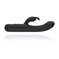 BLAQ - digitális, nyuszis csiklókaros vibrátor (fekete) 86150 termék bemutató kép