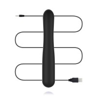BLAQ - digitális, nyuszis csiklókaros vibrátor (fekete) 86151 termék bemutató kép
