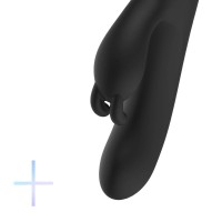 BLAQ - digitális, nyuszis csiklókaros vibrátor (fekete) 86154 termék bemutató kép