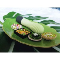 TENGA Iroha Zen - Matcha szuper puha szilikon vibrátor (zöld) 43438 termék bemutató kép