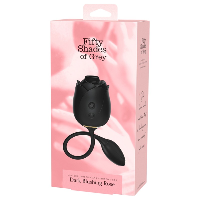 A szürke ötven árnyalata Dark Blushing Rose - csiklószívó, vibrotojás 168771 termék bemutató kép