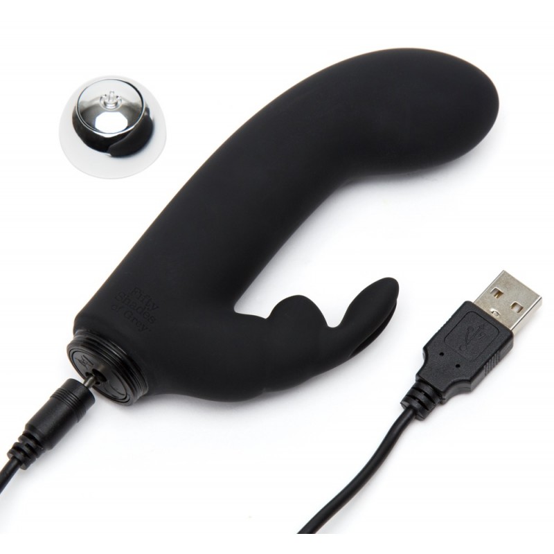 A szürke ötven árnyalata Greedy Girl - csiklókaros vibrátor (fekete) 62991 termék bemutató kép