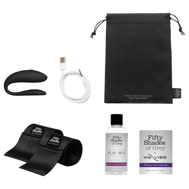 A szürke ötven árnyalata Moving as One szett + We-Vibe Sync Lite 102885 termék bemutató kép