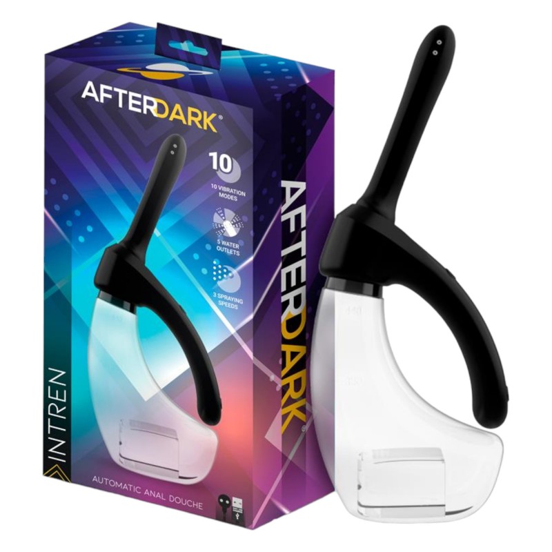 Afterdark - automata, vibrációs anál tisztító (átlátszó) 93527 termék bemutató kép