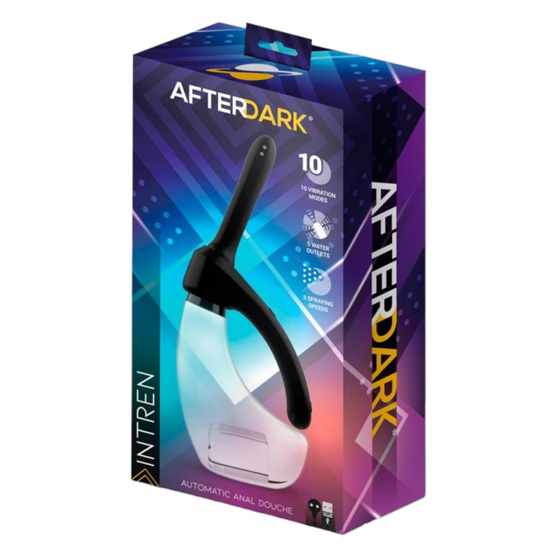 Afterdark - automata, vibrációs anál tisztító (átlátszó) 93533 termék bemutató kép