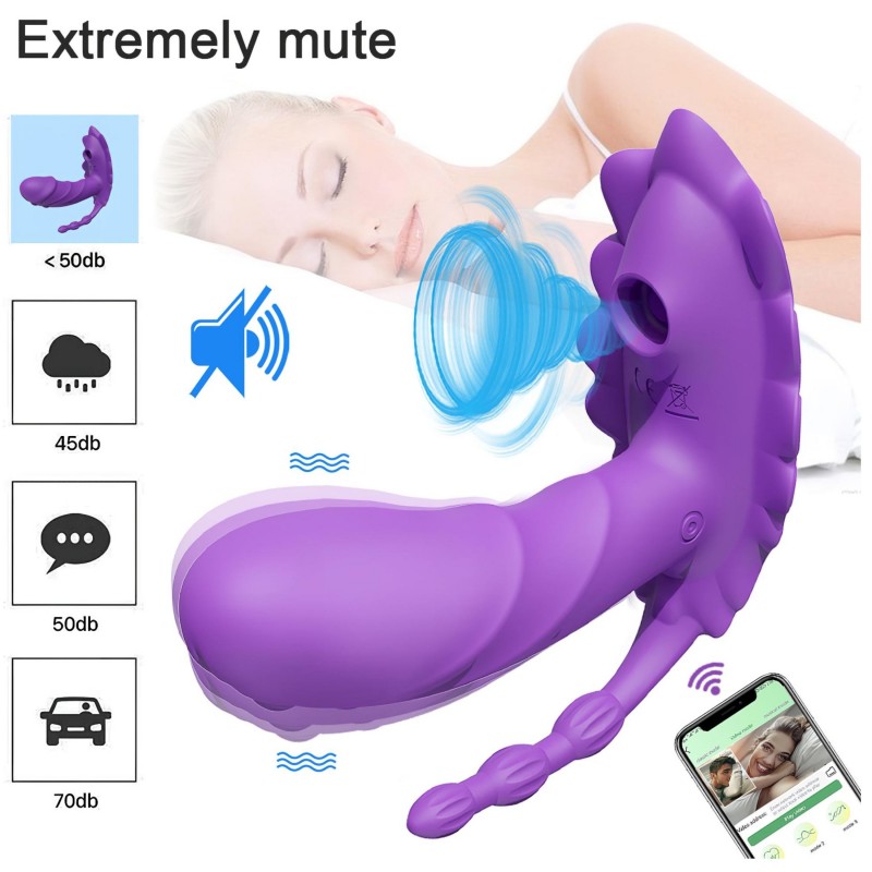 AlvUp - App-vezérelt felhelyezhető vibrátor (lila) 147351 termék bemutató kép