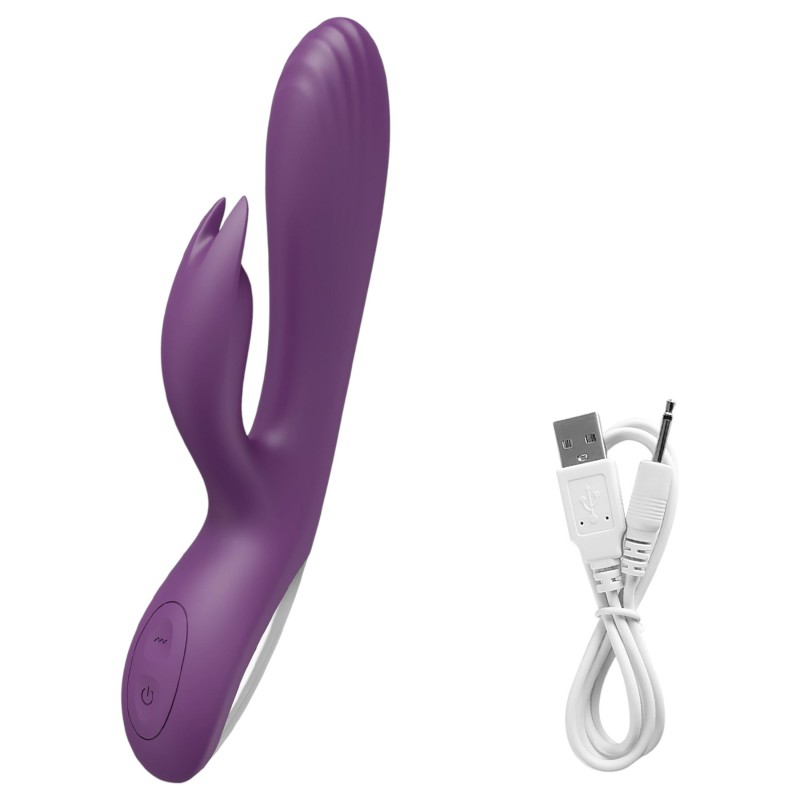 AlvUp - nyuszis G-pont vibrátor (lila) 126011 termék bemutató kép