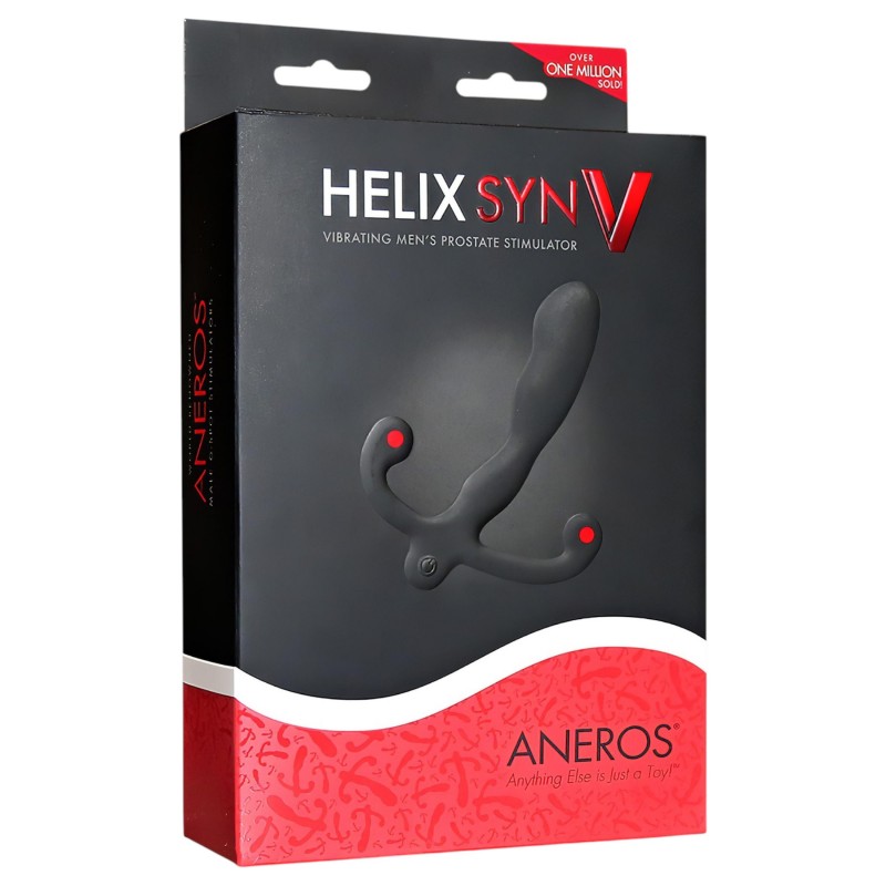 Aneros Helix Syn V - akkus prosztata vibrátor (fekete) - 12,7 cm 151847 termék bemutató kép