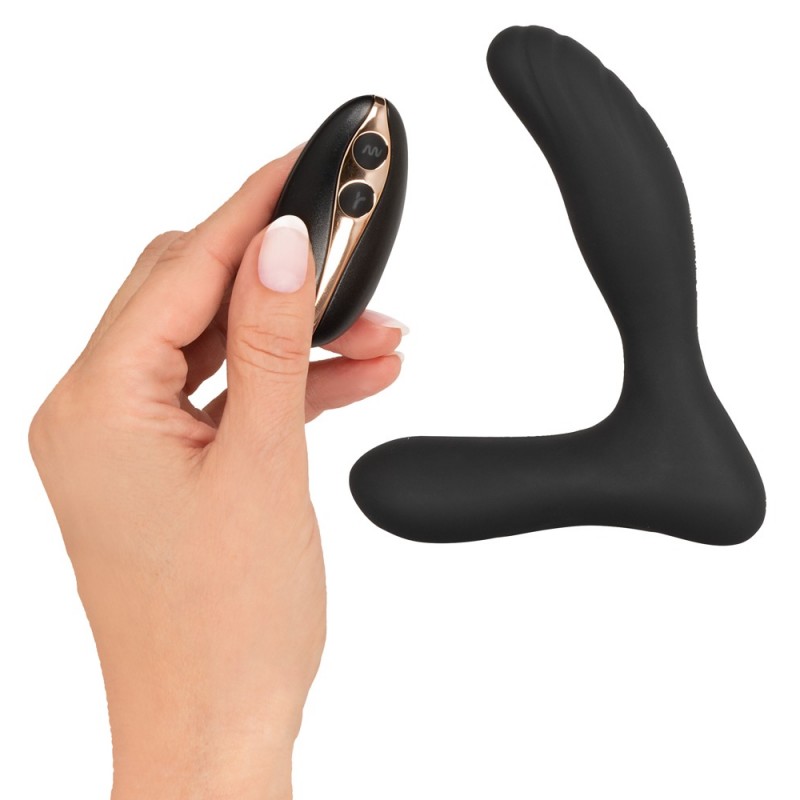 ANOS RC - akkus, rádiós prosztata vibrátor (fekete) 64773 termék bemutató kép