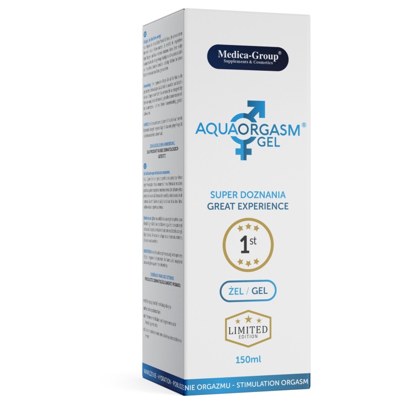 Aqua Orgasm Gel - uniszex hidratáló, stimuláló gél (150ml) 119336 termék bemutató kép