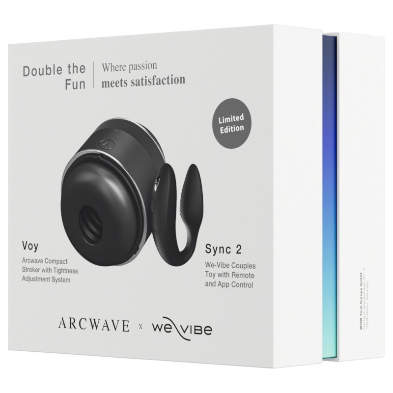 Arcwave Voy és We-Vibe Sync 2 - Double the Fun szett (fekete) 151671 termék bemutató kép
