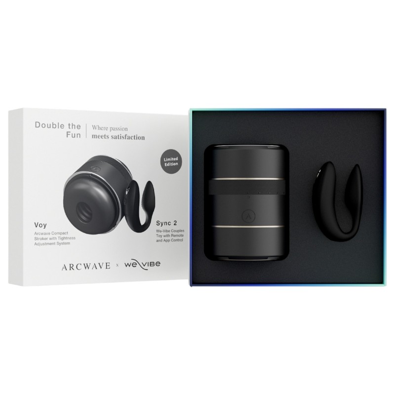 Arcwave Voy és We-Vibe Sync 2 - Double the Fun szett (fekete) 151675 termék bemutató kép