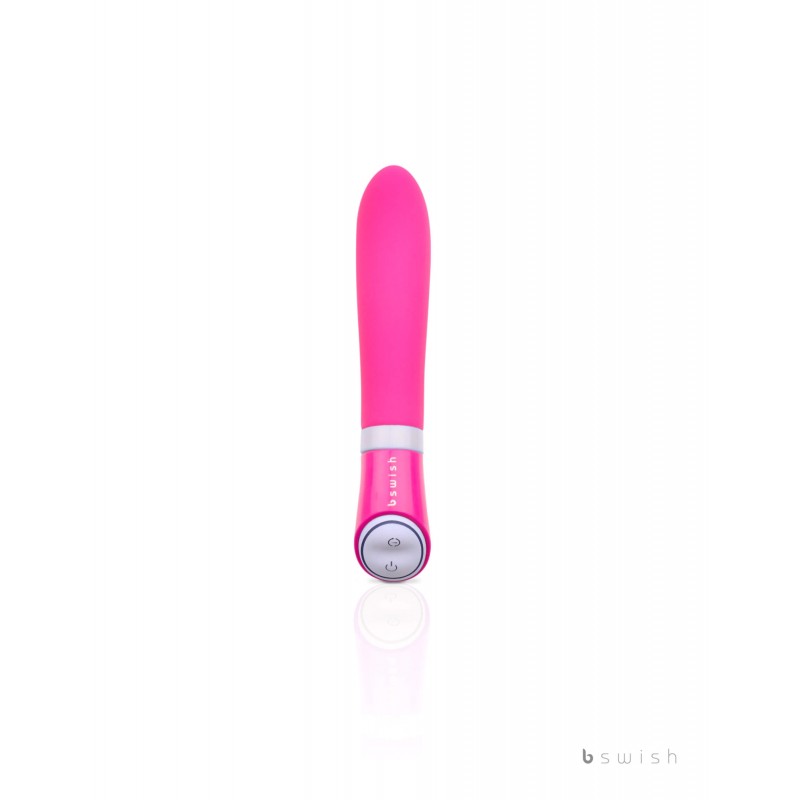 B SWISH Bgood Deluxe - szilikon rúd vibrátor (pink) 11331 termék bemutató kép