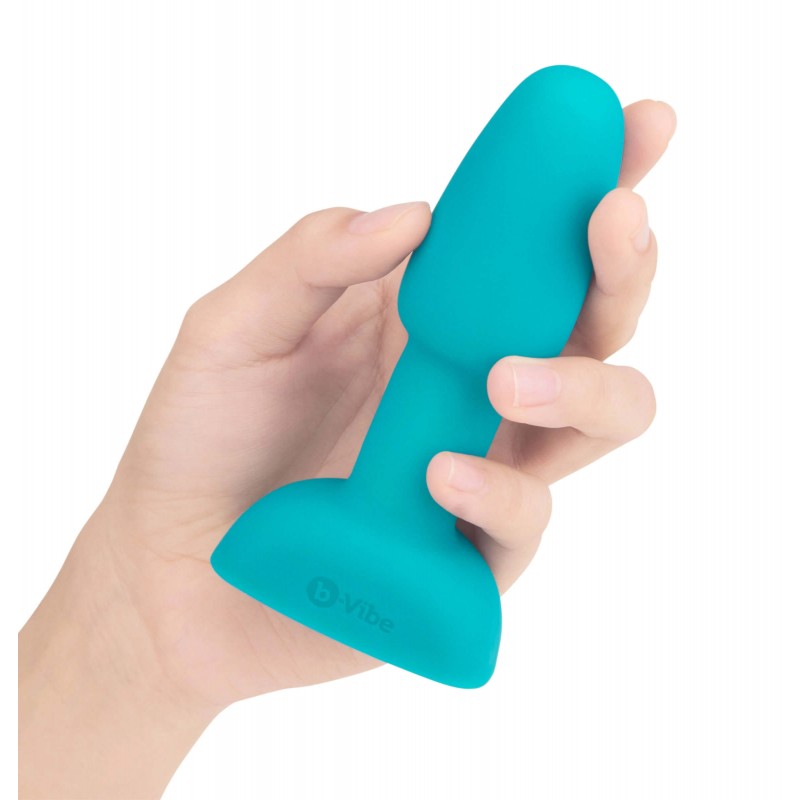 b-Vibe Rimming - forgó gyöngyös anál vibrátor (türkiz) 18402 termék bemutató kép