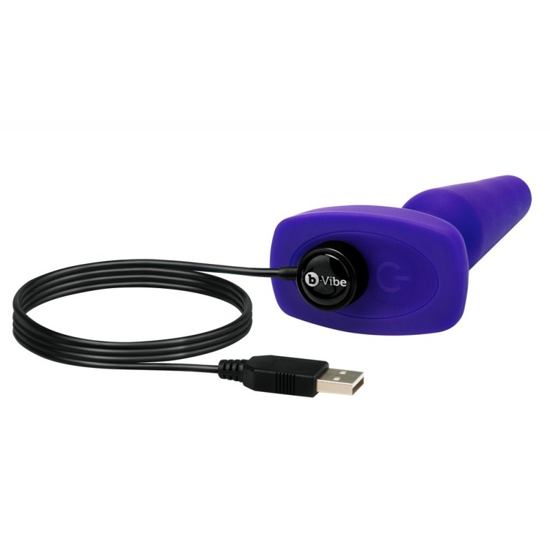 b-Vibe trio - 3 motoros anál vibrátor (lila) 10143 termék bemutató kép