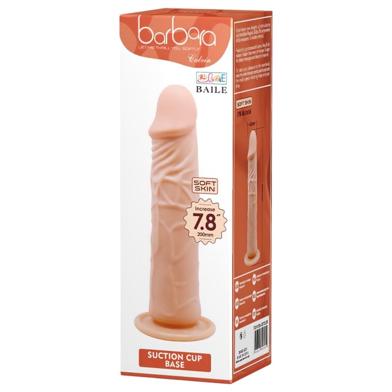 Baile Barbara Calvin - élethű dildó - 20 cm (testszínű) 142735 termék bemutató kép