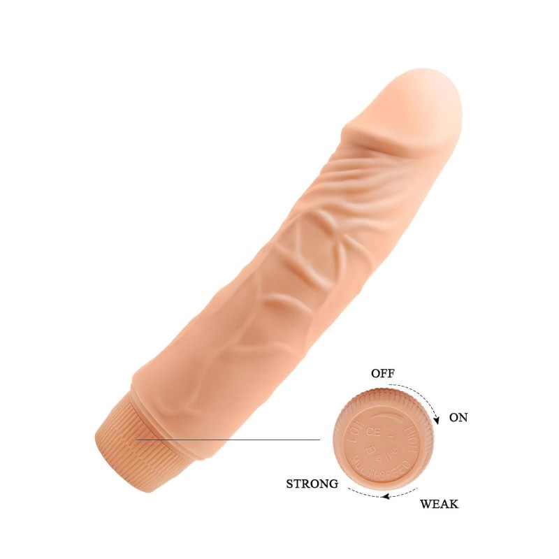Baile Barbara - élethű vibrátor - 19,5 cm (testszínű) 142104 termék bemutató kép