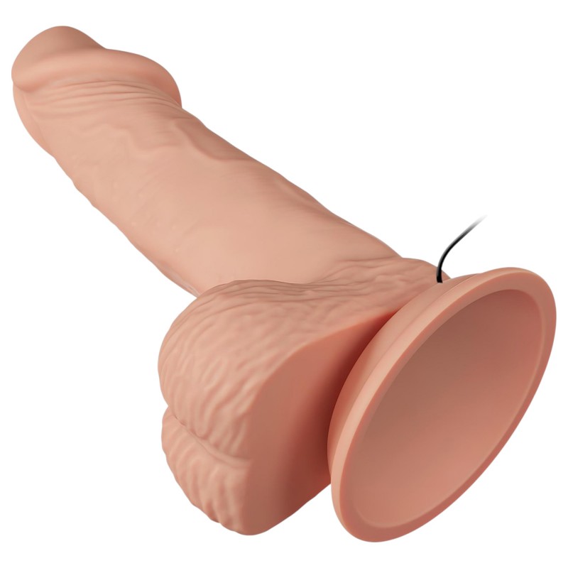 Baile Zebulon - élethű, herés vibrátor - 19 cm (testszínű) 134240 termék bemutató kép