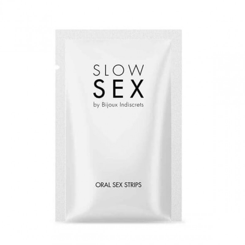Slow Sex - ehető orál szex lapok - menta (7 db) 49262 termék bemutató kép