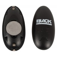 Black Velvet - akkus, lökő anál vibrátor (fekete) 48049 termék bemutató kép