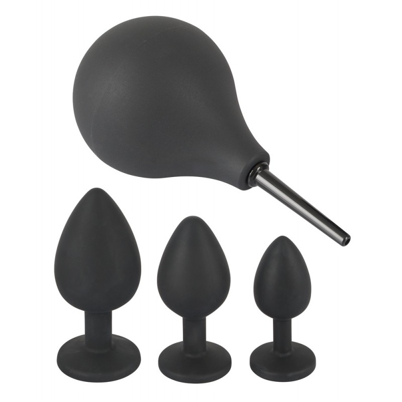 Black Velvets - anál plug szett (4 részes) - fekete 44312 termék bemutató kép
