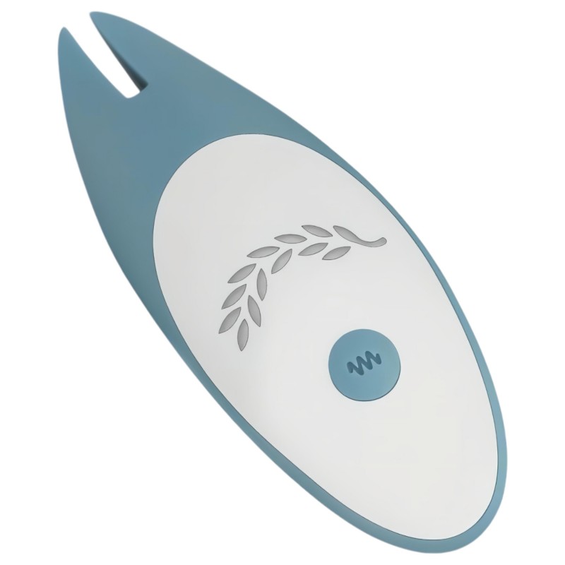 Bloom Tulip - akkus, szilikon csikló vibrátor (türkiz) 116896 termék bemutató kép