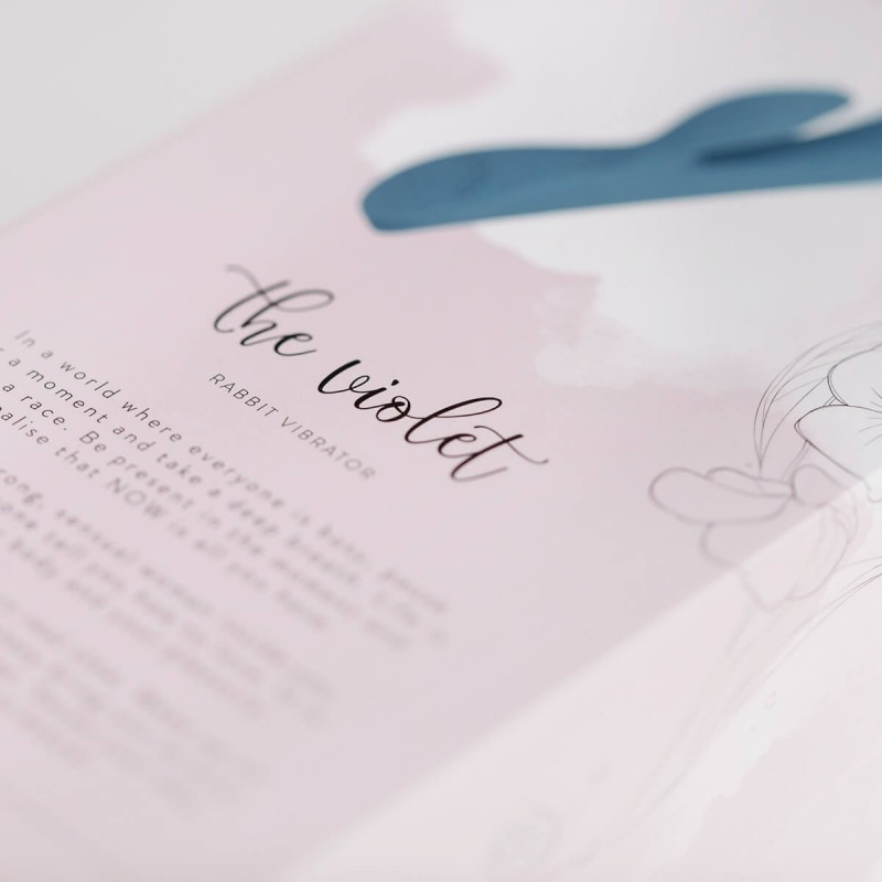 Bloom Violet Rabbit - csiklókaros G-pont vibrátor (türkiz) 36345 termék bemutató kép