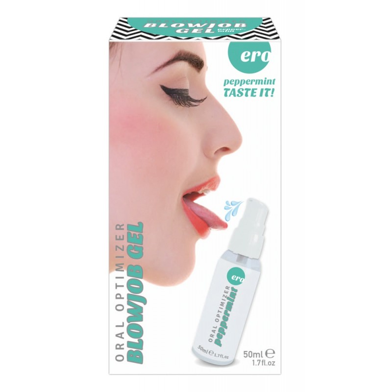 HOT - Blowjob Gel - orál síkosító gél - borsmenta (50 ml) 51338 termék bemutató kép