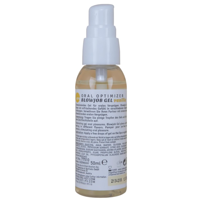 HOT - Blowjob Gel - orál síkosító gél - vanília (50 ml) 131972 termék bemutató kép
