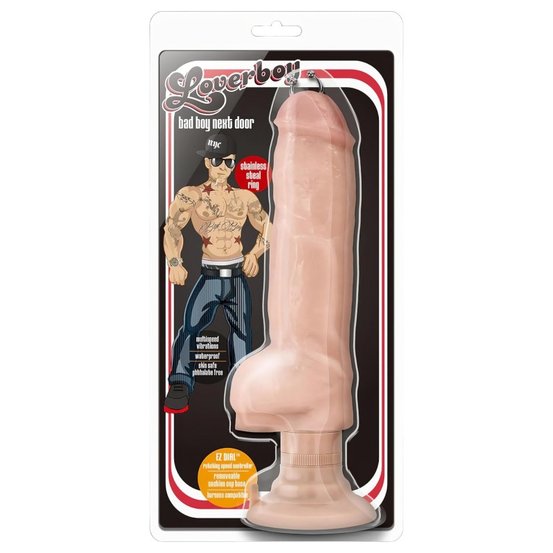 Blush Bad Boy - piercinges vibrátor - 33cm (natúr) 121507 termék bemutató kép