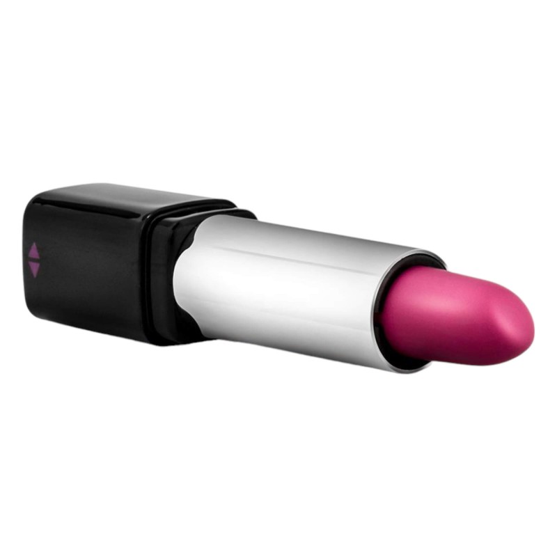 Blush Lipstick Rosé - vízálló rúzs vibrátor (fekete-pink) 91574 termék bemutató kép