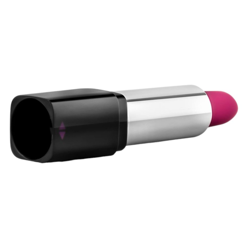 Blush Lipstick Rosé - vízálló rúzsvibrátor (fekete-pink) 91575 termék bemutató kép