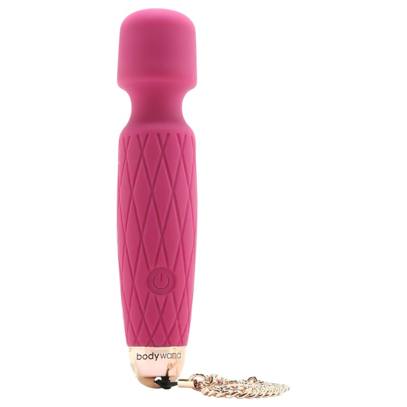 Bodywand Luxe - akkus, mini masszírozó vibrátor (rózsaszín) 113632 termék bemutató kép