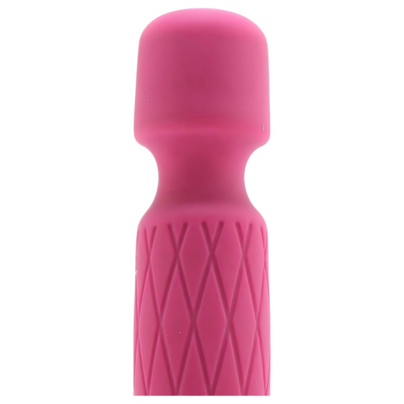 Bodywand Luxe - akkus, mini masszírozó vibrátor (rózsaszín) 113633 termék bemutató kép