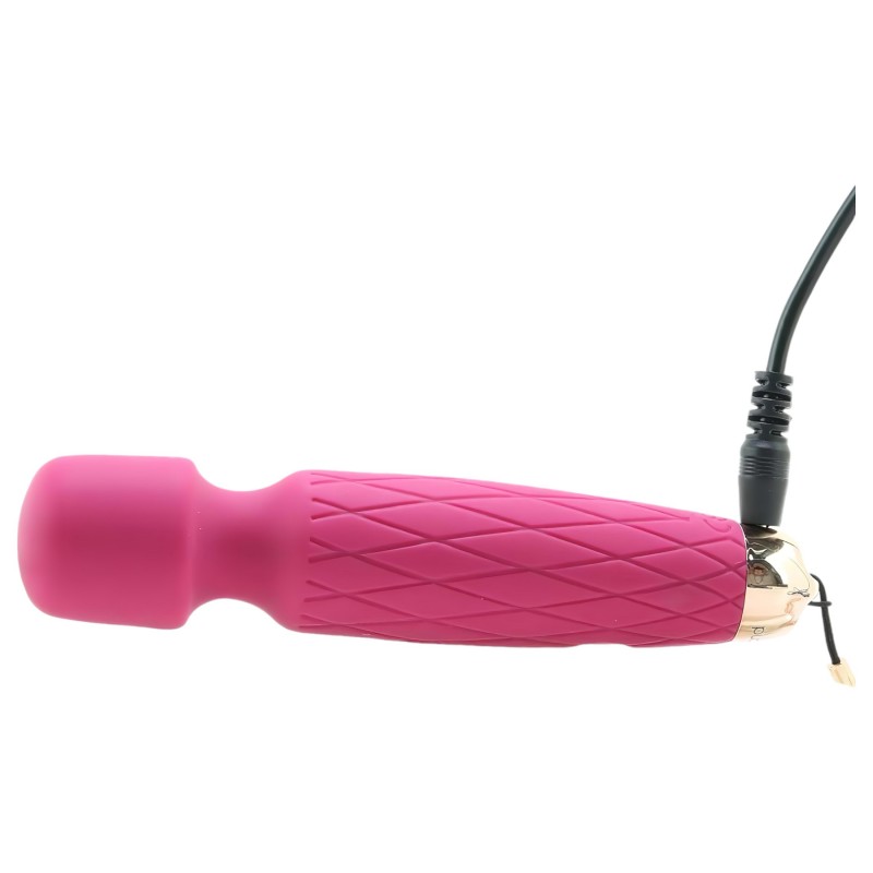 Bodywand Luxe - akkus, mini masszírozó vibrátor (rózsaszín) 113634 termék bemutató kép