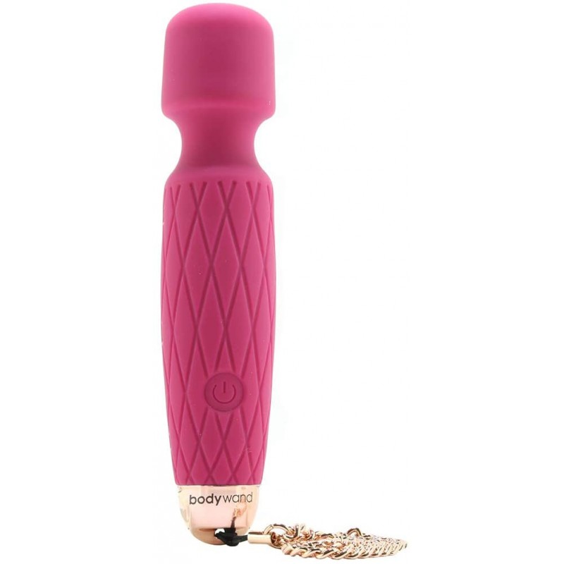 Bodywand Luxe - akkus, mini masszírozó vibrátor (rózsaszín) 40884 termék bemutató kép