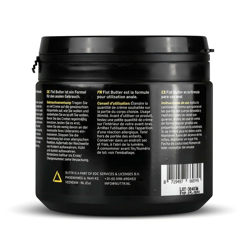 BUTTR Fisting Butter - anális öklöző síkosító vaj (500 ml) 141149 termék bemutató kép
