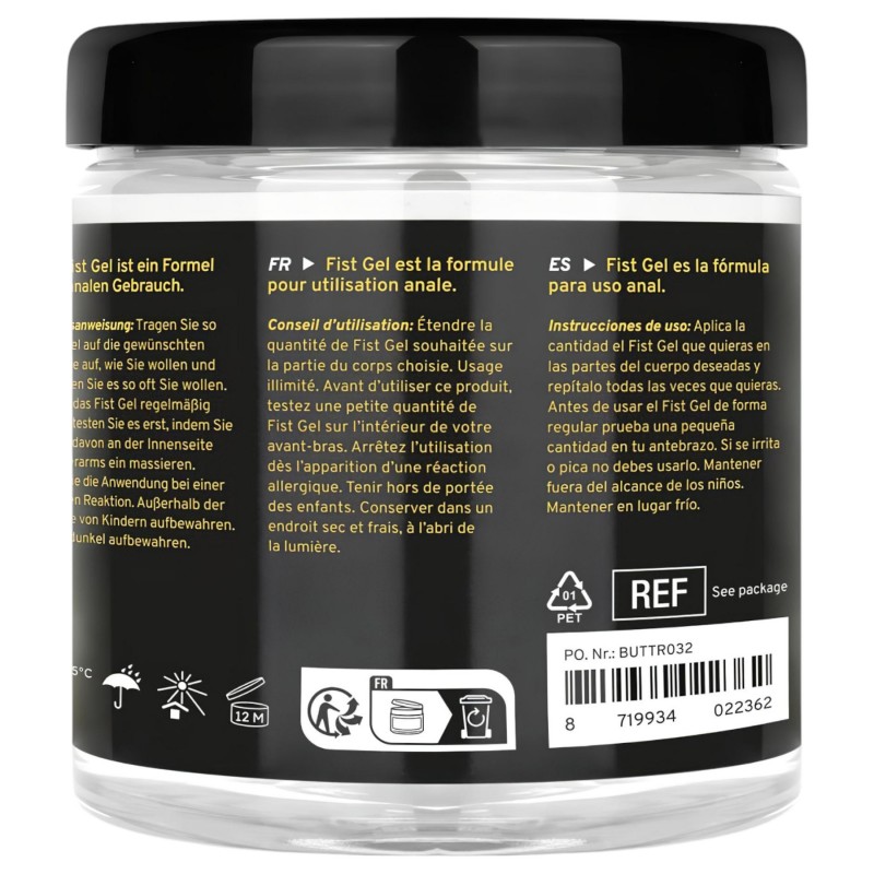 BUTTR - tapadásmentes öklöző (fisting) gél (500ml) 115990 termék bemutató kép