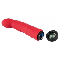 Colorful JOY - szilikon G-pont vibrátor (piros) 10455 termék bemutató kép
