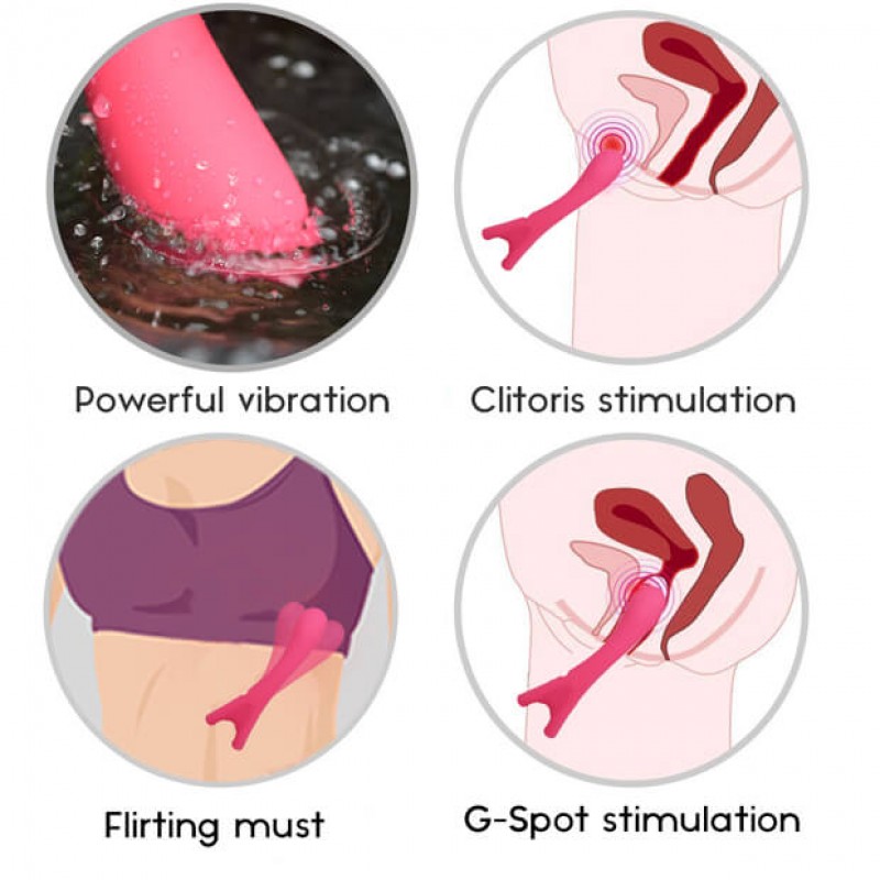 Cotoxo Eiffel Finger - akkus G-pont vibrátor (piros) 15708 termék bemutató kép