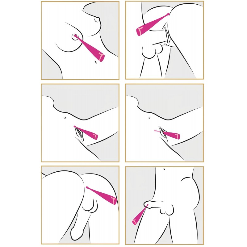 Couples Choice - akkus csikló vibrátor (pink) 116727 termék bemutató kép