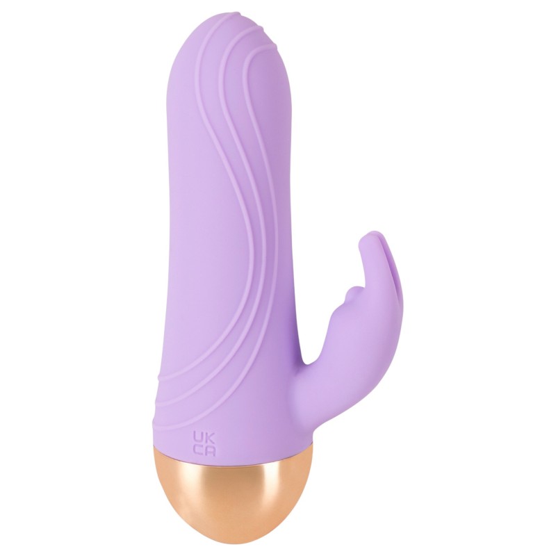 Cuties - akkus, vízálló mini csiklókaros vibrátor (lila) 151420 termék bemutató kép