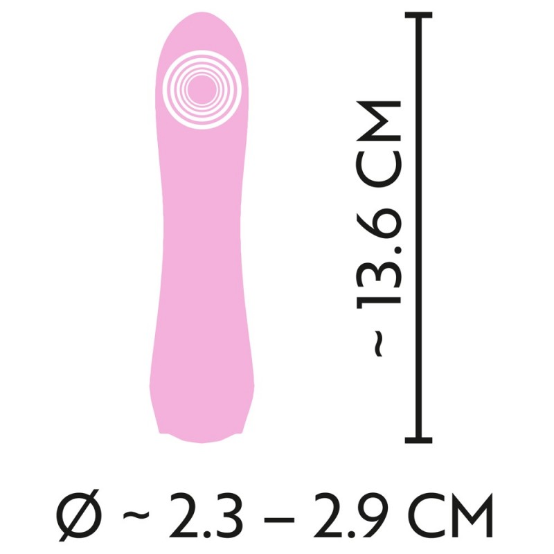 Cuties Mini 4 - akkus vibrátor (pink) 93257 termék bemutató kép