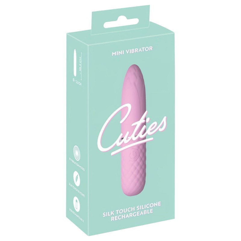 Cuties - mini vibrátor (pink) 103107 termék bemutató kép