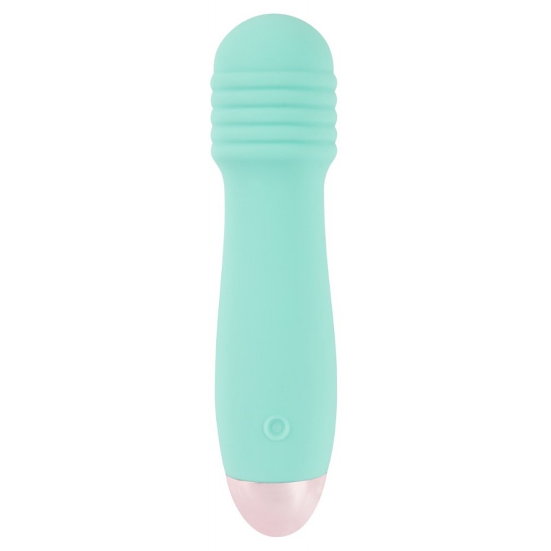 Cuties Mini Wand - akkus, mini masszírozó vibrátor (zöld) 35528 termék bemutató kép