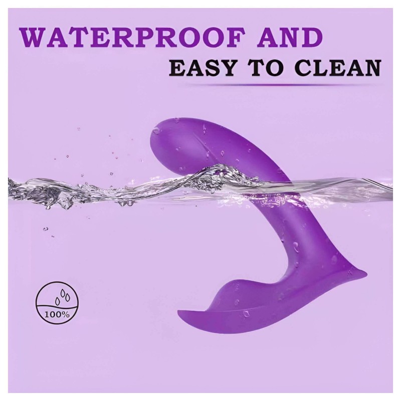 Desirel Insider - G-pont és prosztata vibrátor (lila) 98698 termék bemutató kép