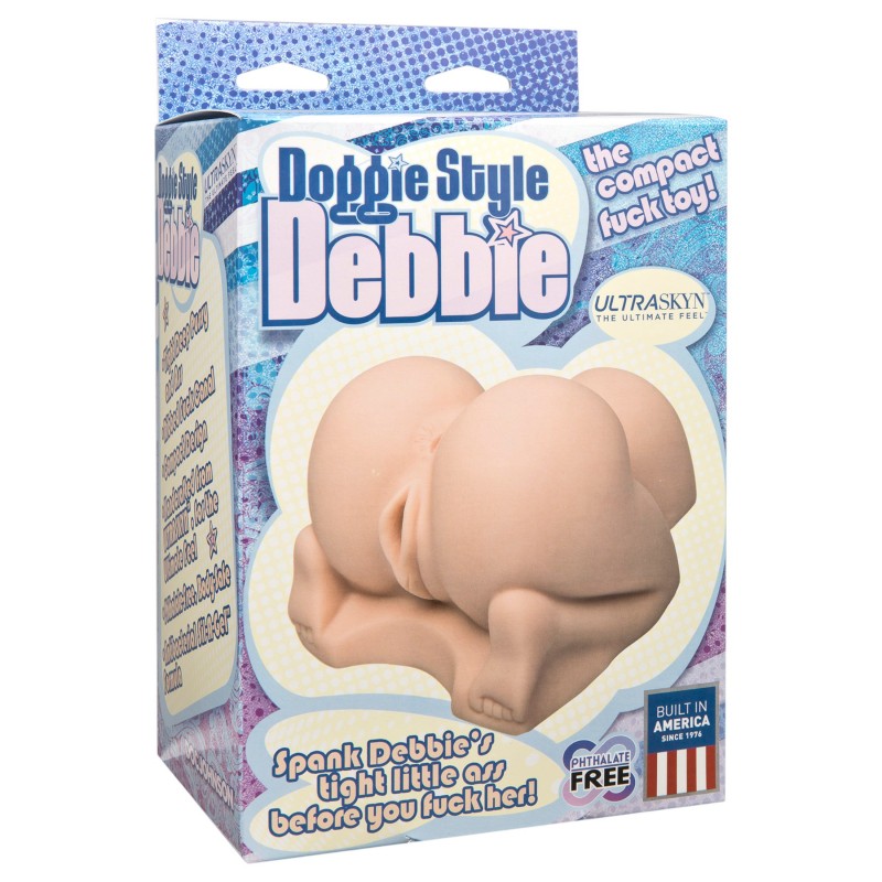 Doc Johnson Doggie Style Debbie - élethű maszturbátor (testszínű) 154049 termék bemutató kép