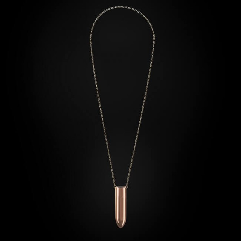 Dorcel - akkus, vízálló vibrátor nyaklánc (rosegold) 51997 termék bemutató kép