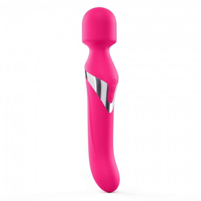 Dorcel Dual Orgasms - akkus, 2in1 masszírozó vibrátor (pink) 50868 termék bemutató kép